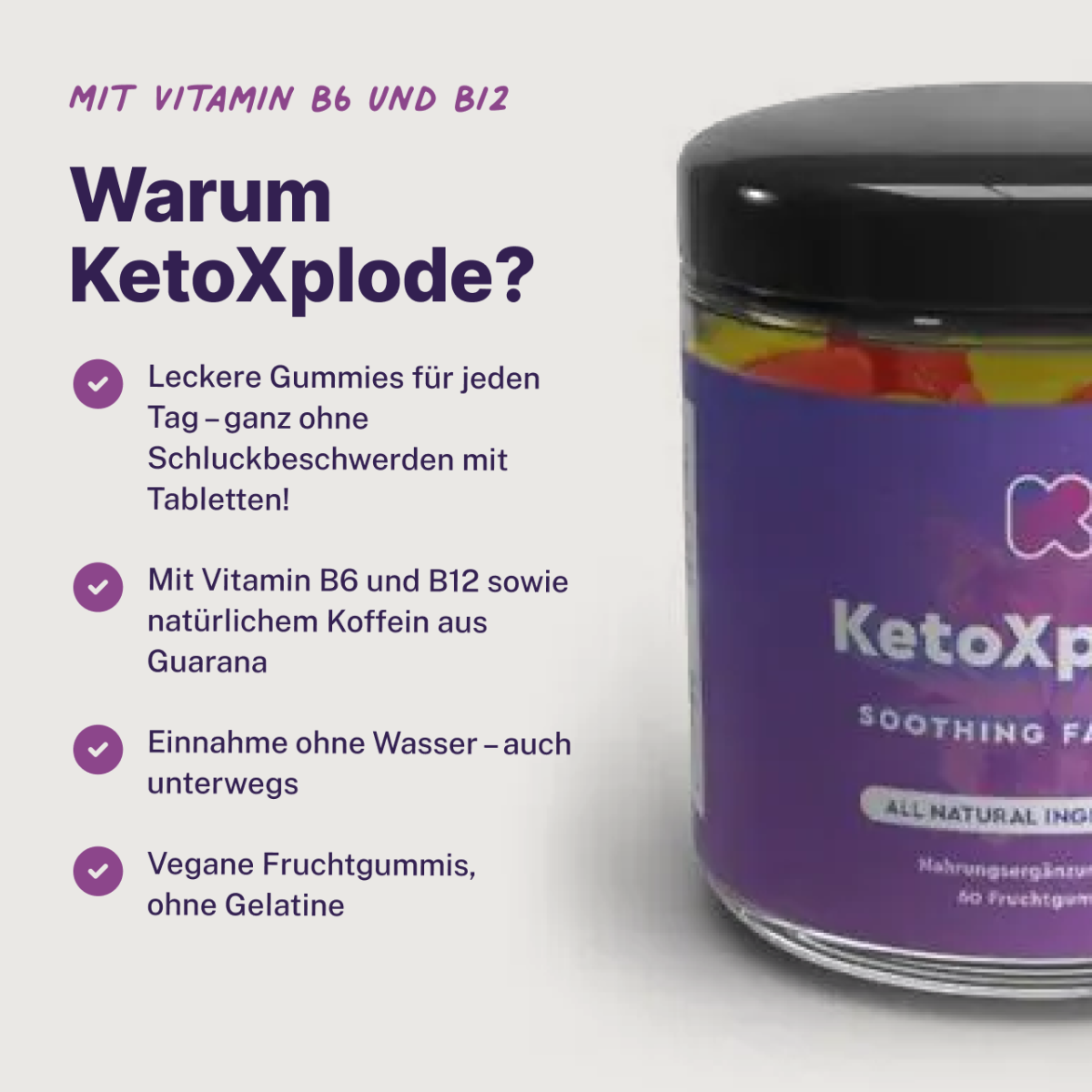 KetoXplode Premium - Fruchtgummis